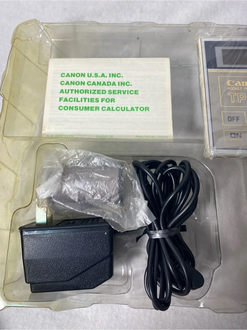 Vintage Canon TP-6 B Calculator 